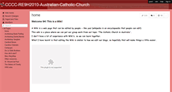 Desktop Screenshot of cccc-re9h-australian-catholic-church.wikispaces.com