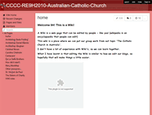 Tablet Screenshot of cccc-re9h-australian-catholic-church.wikispaces.com