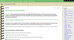 Desktop Screenshot of fcs-cultural-foods-wiki.wikispaces.com