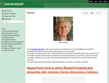 Tablet Screenshot of joanaraspall.wikispaces.com