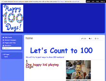 Tablet Screenshot of 100-days-of-school.wikispaces.com