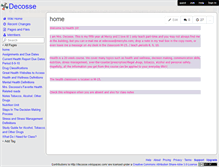 Tablet Screenshot of decosse.wikispaces.com