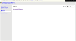 Desktop Screenshot of ameenaarchives.wikispaces.com