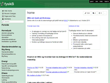 Tablet Screenshot of fysikb.wikispaces.com