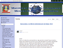 Tablet Screenshot of administracionderedes2010.wikispaces.com