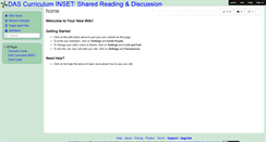 Desktop Screenshot of inset-sharedreading.wikispaces.com