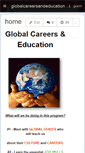Mobile Screenshot of globalcareersandeducation.wikispaces.com
