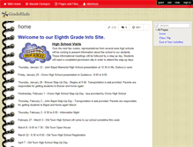 Tablet Screenshot of grade8info.wikispaces.com