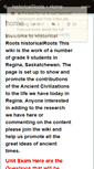 Mobile Screenshot of historicalroots.wikispaces.com