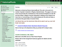 Tablet Screenshot of historicalroots.wikispaces.com