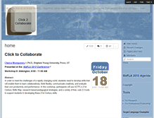 Tablet Screenshot of click2collaborate.wikispaces.com
