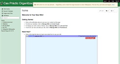 Desktop Screenshot of caspracticorganitzacio.wikispaces.com