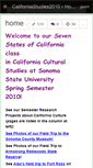 Mobile Screenshot of californiastudies2010.wikispaces.com