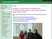 Tablet Screenshot of californiastudies2010.wikispaces.com