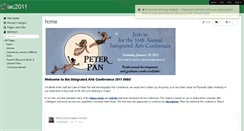 Desktop Screenshot of iac2011.wikispaces.com