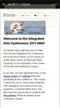 Mobile Screenshot of iac2011.wikispaces.com