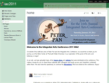 Tablet Screenshot of iac2011.wikispaces.com
