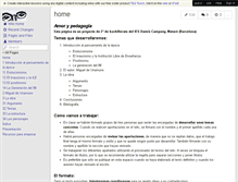 Tablet Screenshot of amorypedagogia.wikispaces.com