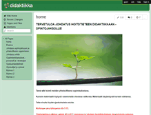 Tablet Screenshot of didaktiikka.wikispaces.com