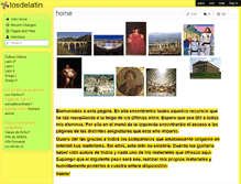 Tablet Screenshot of losdelatin.wikispaces.com