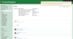 Desktop Screenshot of geografioppgave.wikispaces.com
