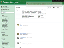 Tablet Screenshot of geografioppgave.wikispaces.com