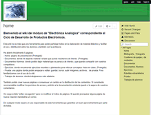 Tablet Screenshot of electronica-analogica.wikispaces.com