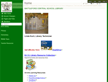 Tablet Screenshot of bcslibrary.wikispaces.com