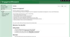 Desktop Screenshot of engagementresearch.wikispaces.com