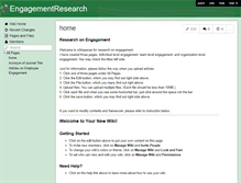 Tablet Screenshot of engagementresearch.wikispaces.com