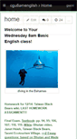 Mobile Screenshot of cgu8amenglish.wikispaces.com
