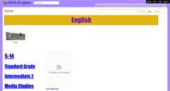 Desktop Screenshot of hhs-english.wikispaces.com