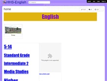 Tablet Screenshot of hhs-english.wikispaces.com