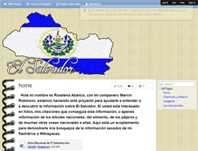 Tablet Screenshot of iamselsalvador.wikispaces.com