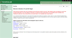 Desktop Screenshot of geneticslab.wikispaces.com