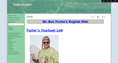Desktop Screenshot of fostersenglish.wikispaces.com