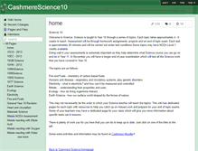 Tablet Screenshot of cashmerescience10.wikispaces.com