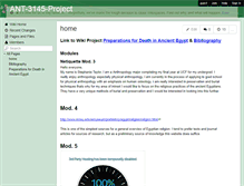 Tablet Screenshot of ant-3145-project.wikispaces.com