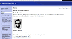 Desktop Screenshot of americanhistory352.wikispaces.com