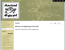 Tablet Screenshot of egyptologyatperk.wikispaces.com