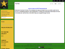 Tablet Screenshot of kushnerkorner.wikispaces.com