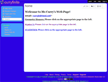 Tablet Screenshot of curryfinite.wikispaces.com