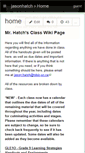 Mobile Screenshot of jasonhatch.wikispaces.com
