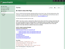 Tablet Screenshot of jasonhatch.wikispaces.com