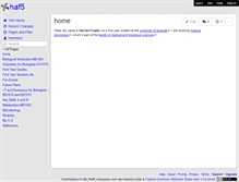 Tablet Screenshot of haf5.wikispaces.com