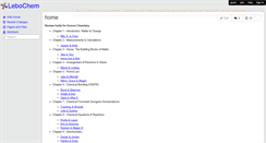 Desktop Screenshot of lebochem.wikispaces.com