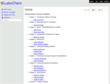 Tablet Screenshot of lebochem.wikispaces.com