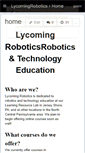 Mobile Screenshot of lycomingrobotics.wikispaces.com