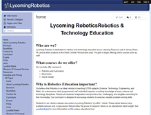 Tablet Screenshot of lycomingrobotics.wikispaces.com