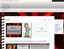 Tablet Screenshot of cmsmediaspot.wikispaces.com